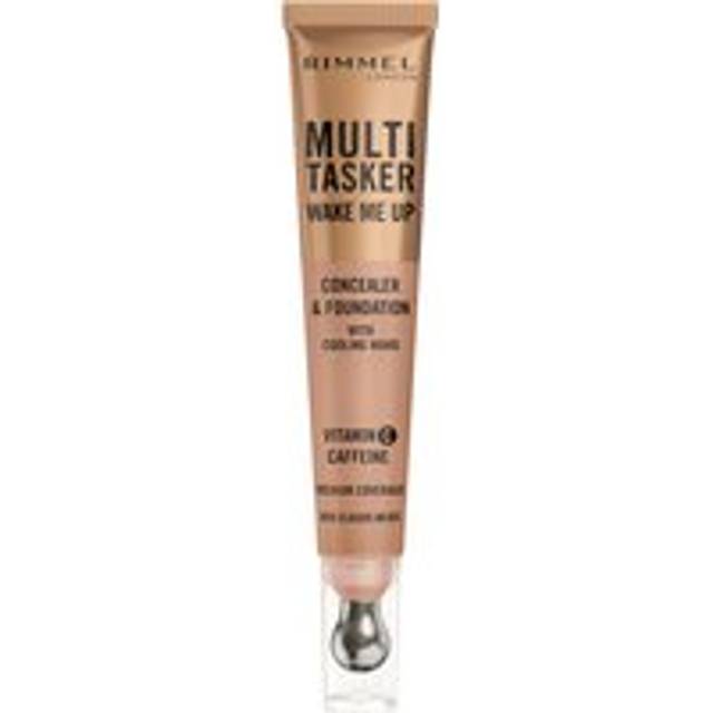 Rimmel Multi-Tasker Wake Me Up Foundation and Concealer 20ml Various Shades 055 Classic Beige