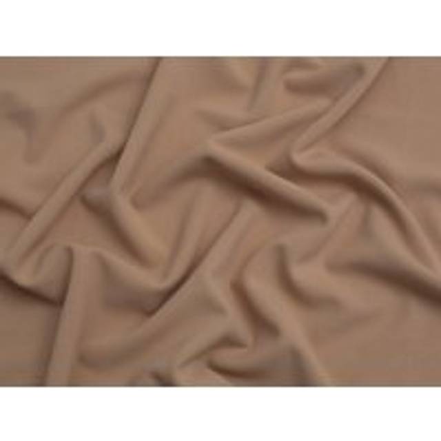 Minerva Core Range Heavy Scuba Crepe Stretch Knit Fabric Beige