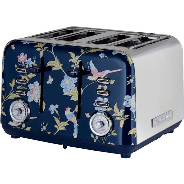 Laura Ashley VQSBT582WSUK Elveden 2 Slice Toaster - White, White