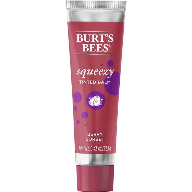 Burts Bees Squeezy Tinted Lip Balm 12g Berry Sorbet