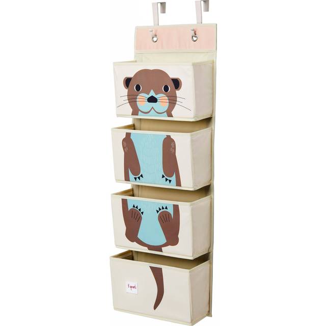 Hanging Wall Organiser - Storage for Nursery and Changing Tables, Otter