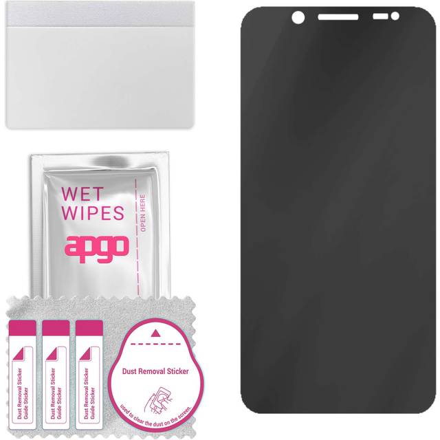 apgo Privacy Matte Hybrid protective glass compatible with Ulefone Armor 21, flexible nano glass, great replacement for tempered glass, scratch-resist