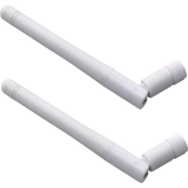 2-pack Hqrp 2.4-2.5ghz Rp-sma Wifi Booster Antenna Wlan For Dlink Dir Dwl Series