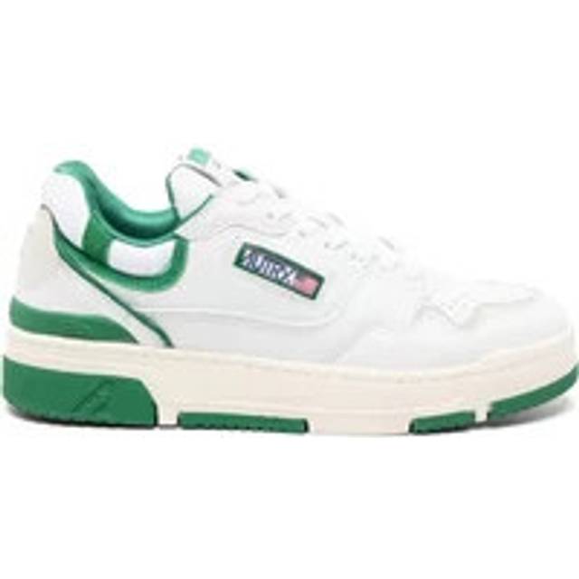 Autry, Sneakers, female, White, 3 UK, White Leather Trainers with Suede Inserts