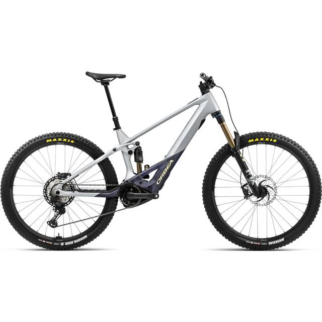 Unisex Orbea Wild M-Team Mountain E-Bike - Full Suspension Bike - Black - Size S