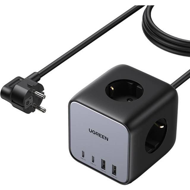 Ugreen cube power strip 65W USB, USB C + 3x AC socket