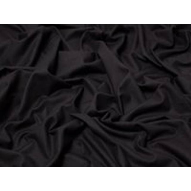 Minerva Core Range Polycotton Sheeting Fabric Black