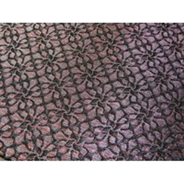 Deadstock Metallic Woven Brocade Fabric Pink
