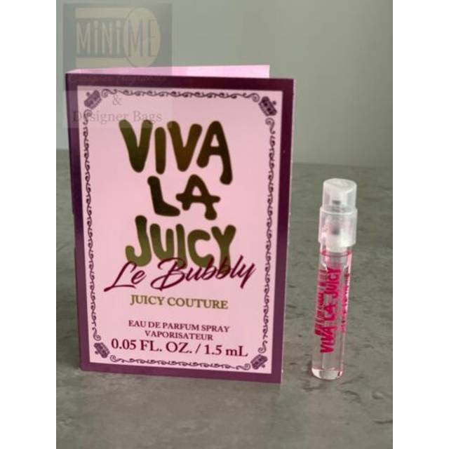 Juicy couture viva la juicy le bubbly eau de parfum 1.5ml edp vial spray