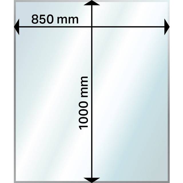 Golvglasplåt Aduro Fyrkantig 850X1000Mm