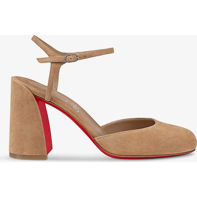 Christian Louboutin Womens Lionne Jane 85 Suede Mary Courts Eur 37 / 4 Uk Women - LIONNE