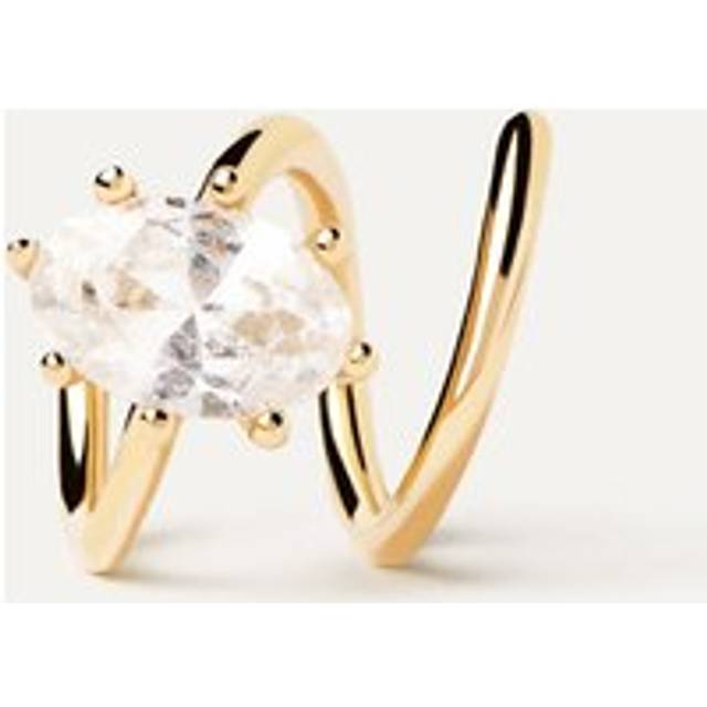 PDPAOLA Gold Plated Helix Single Earring For Women - gold/silver