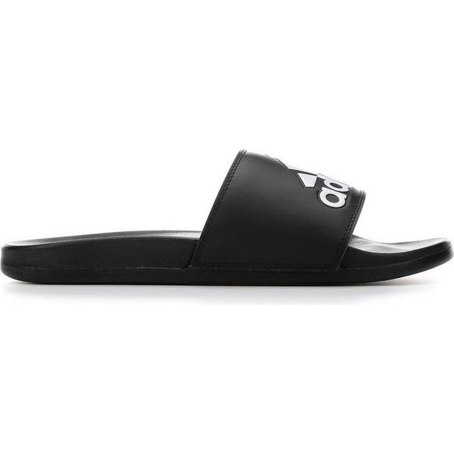 adidas Unisex - Vuxen Adilette Comfort Slides, Core Black / Cloud White / Core Black, 47 EU