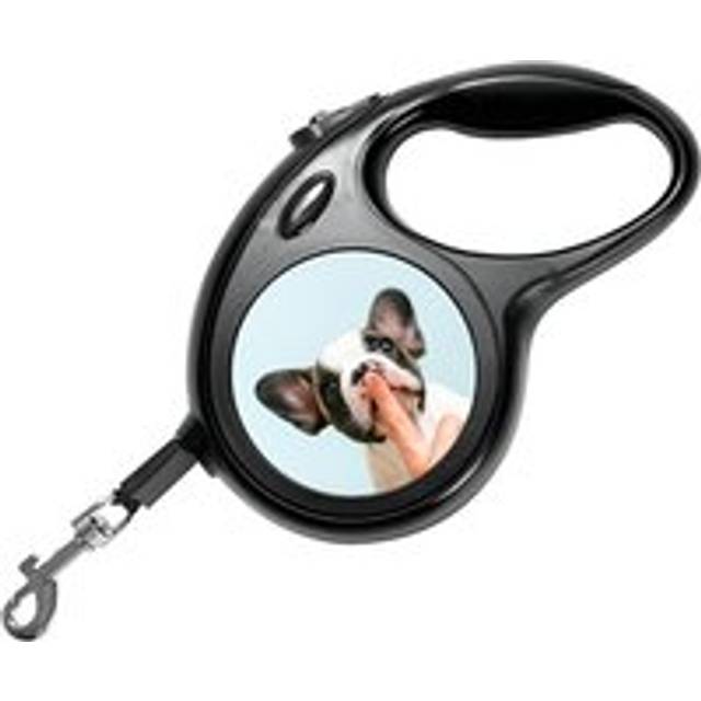 Personalised Photo Dog Lead - Black