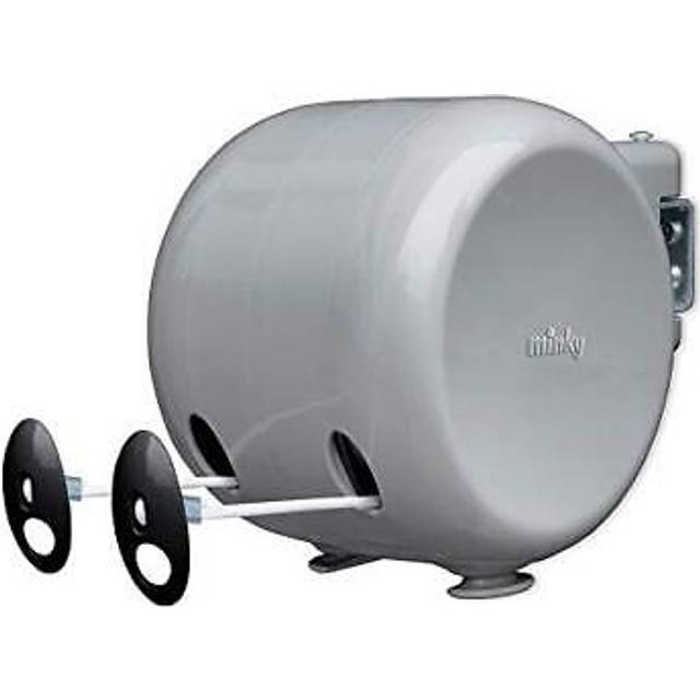 Minky Retractable Duo Reel Washing Line, Grey