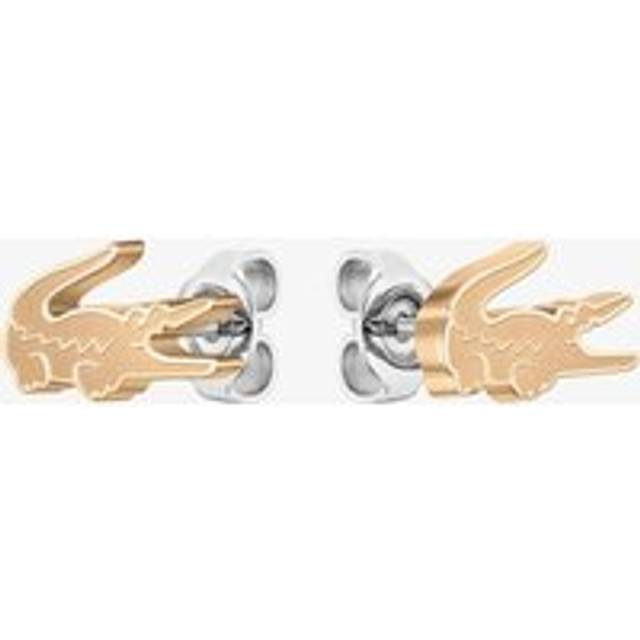 Lacoste Crocodile Earrings Size One size Rose Gold