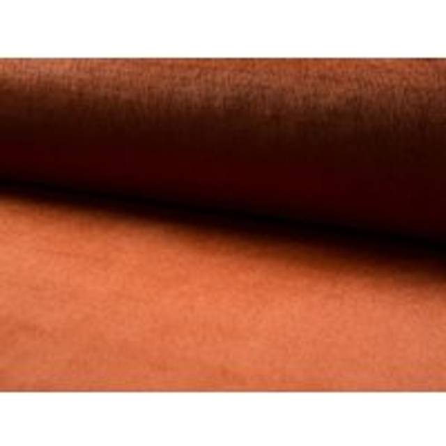 Deadstock Fantasy Faux Fur Fabric Burnt Orange