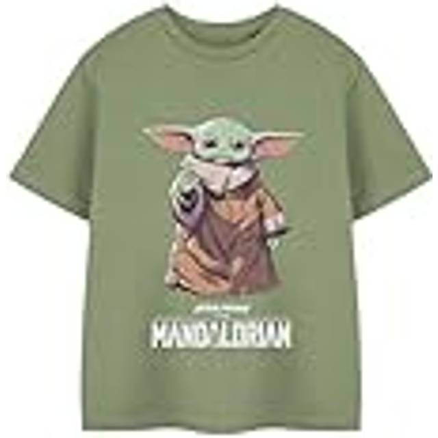 (5-6 Years) Star Wars The Mandalorian Short Sleeved T-Shirt (Boys Green)