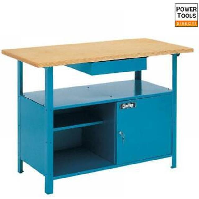 Latest clarke workbench 1 drawer steel with wood top cwb1250
