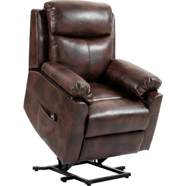Power Lift Chair Electric Riser Recliner with Remote Control Brown