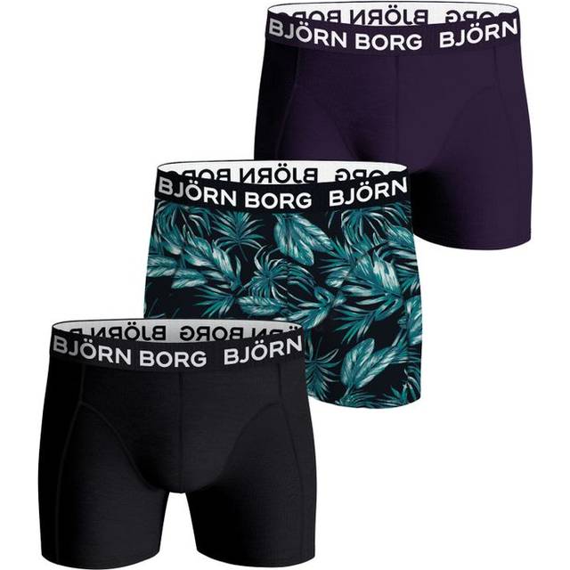 Björn Borg Cotton Stretch Shorts 3-pack Str. L 3 stk.
