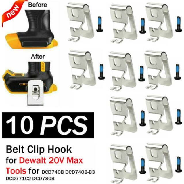 DEWALT N268241 Belt Hook Kit (2 Pack)   silver