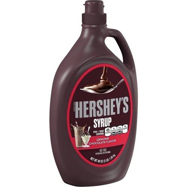 Hershey's chocolate flavour syrup 🇺🇸 large bottle 1.36kg fat free 😋