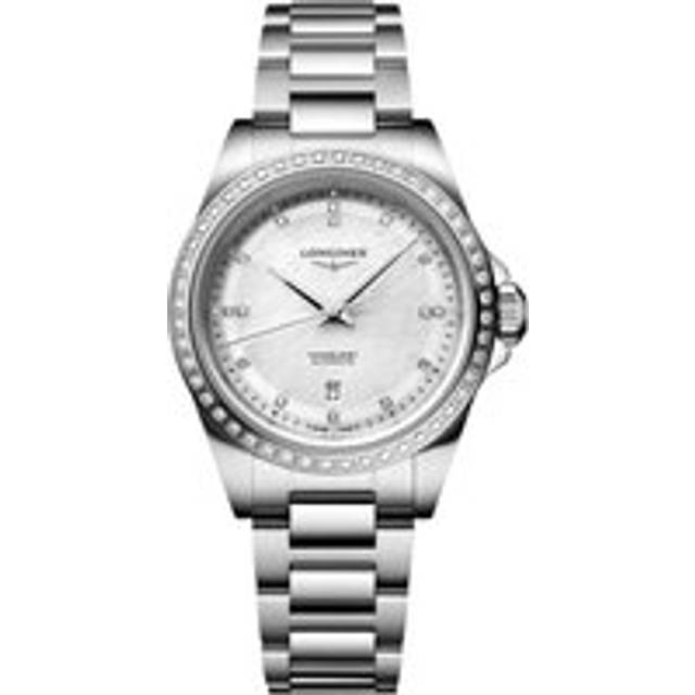 Longines Conquest 30mm Diamond Mother of Pearl Automatic Ladies Watch