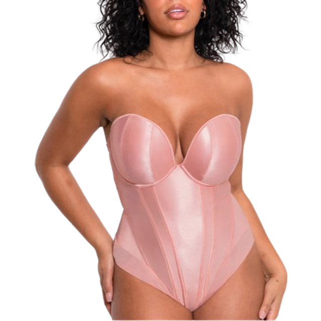 Scantilly by Curvy Kate Classique Plunge Strapless Bodysuit