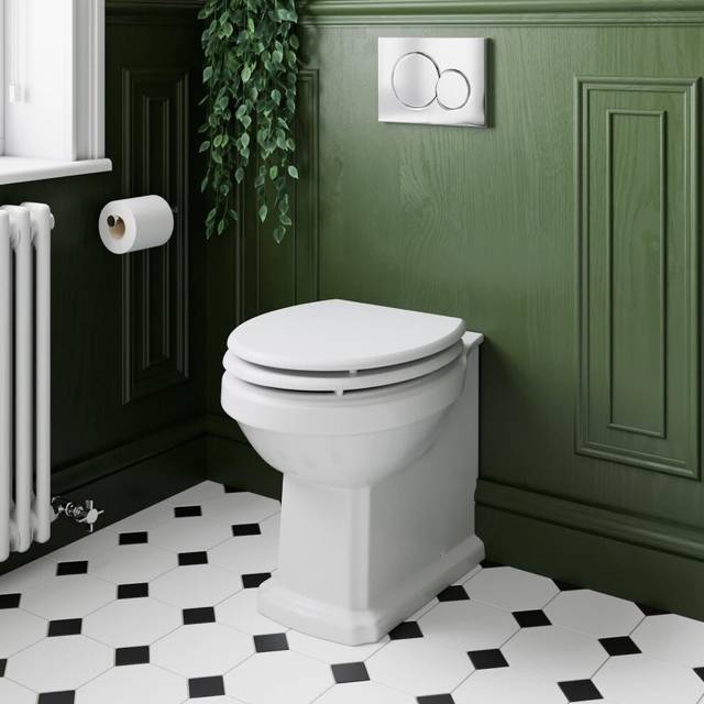 Park Lane Traditional Back to Wall Toilet & Soft Close Seat