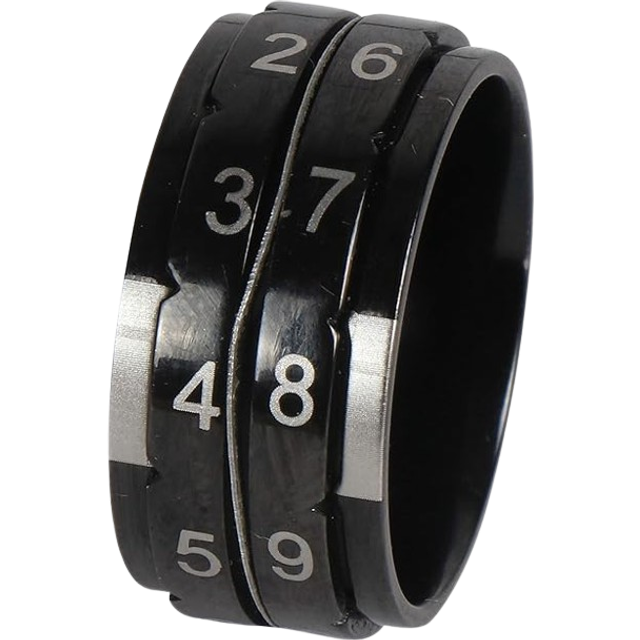 KnitPro - KnitPro radräknare (storlek 11-20,6 mm) Ring Svart - 1 enhet