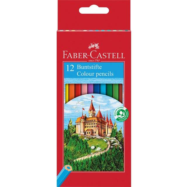 Faber-Castell Castle Colouring Pencils Assorted Pack of 12