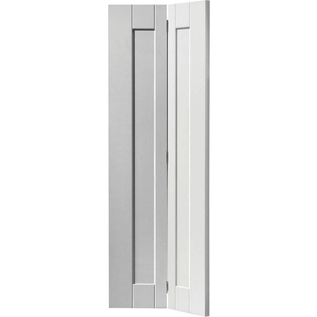 JB Kind Axis Bi-fold – Primed Internal Door (Size: 1981 x 762mm, Thickness: 35mm) White