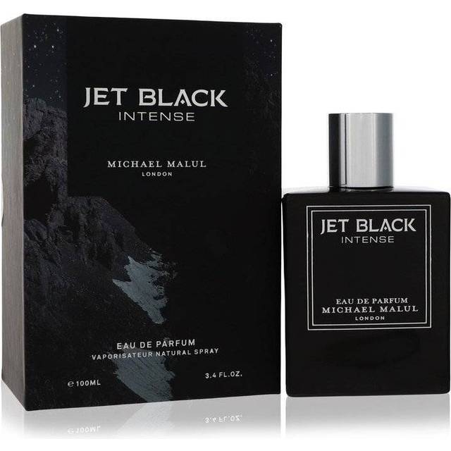 Jet Black Intense Cologne by Michael Malul 100 ml EDP Spray for Men (100 ml)