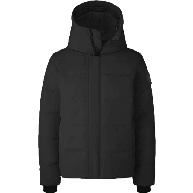 Canada Goose Men&#39;s Macmillan Technical Fabric Parka in Black | Size 2XL | 2080MB Color 61 (2XL)