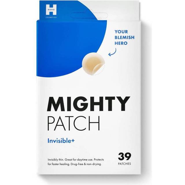 Hero Mighty Patch Invisible Spot Patches, 39 Hydrocolloid Pimple Patches