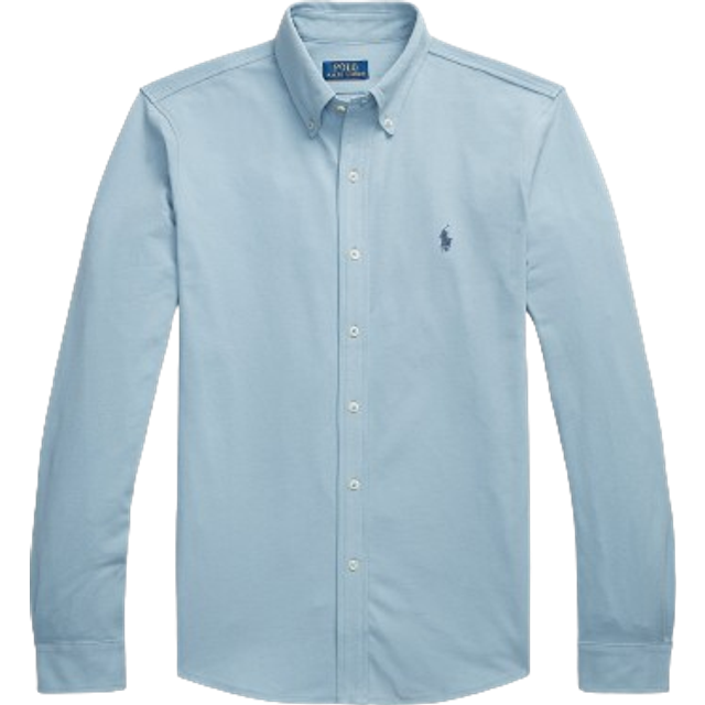 Polo Ralph Lauren Featherweight Mesh Shirt Vardagsskjortor Bl&#xE5;