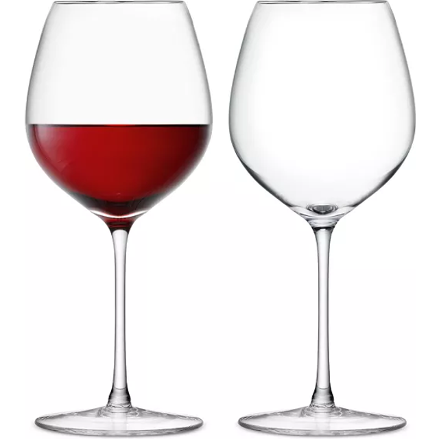 LSA International Wine Red Wine Glass, Set of 2, 400ml, Clear