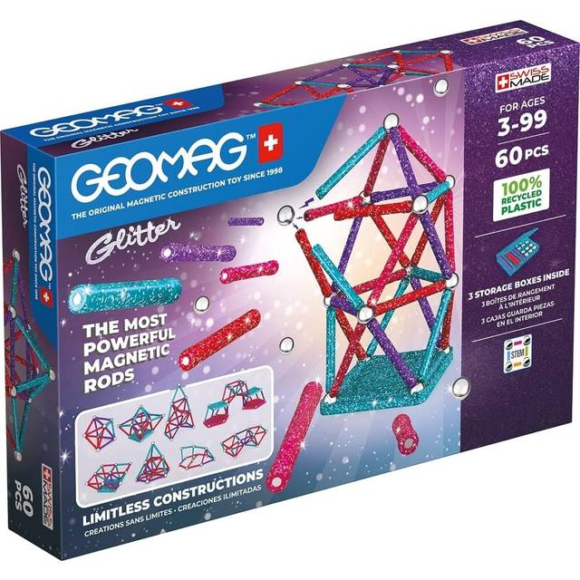 Geomag Glitter 60-delar