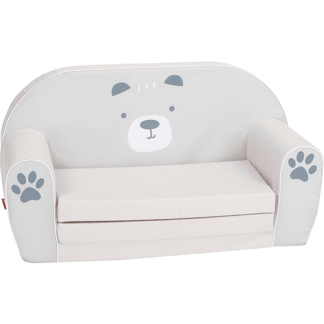 KNORRTOYS.COM Paul Bear 68480 Barnsoffa, Ljusgrå, 77 x 34 x 42 cm