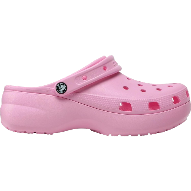 (WMNS) Crocs Classic Platform Clog 'Flamingo' 206750-6S0 - Pink - 4