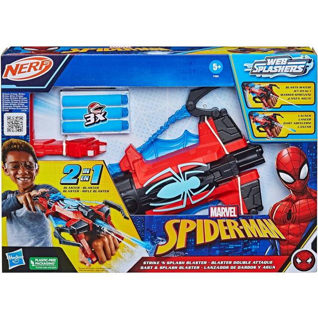 Nerf Marvel Spider-Man - Strike 'N Splash 2-in-1 Blaster