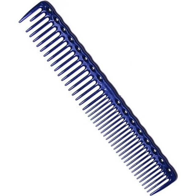 (Blue) YS Park 338 Round-Toothed Cutting Comb (185 mm)