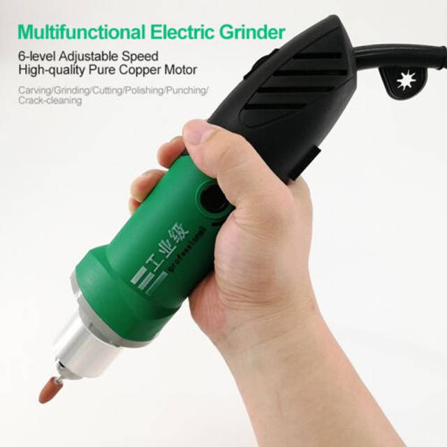 Corded mini grinder drill polish engraver rotar tool w/6mm fine steel chuck