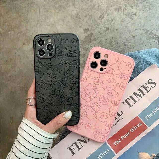 Hello Kitty Phone Case For Iphone 15 14 13 12 11 Pro Max Cover Girls Gifts-as the picture-For IPhone 11Pro MAX