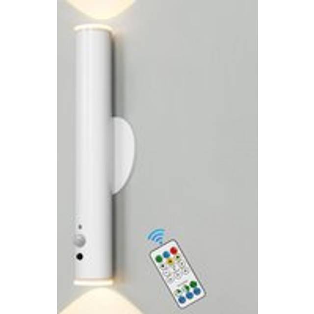 Battery Operated Wall Lights with Motion Sensor, Rechargeable Wall Lamp Indoor, LED Wall Sconce, White - One Size