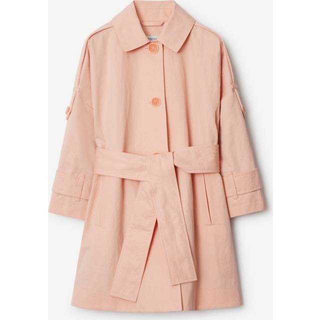 Burberry Girls Apricot Pink Kids Valerie Single-breasted Woven Jacket 6-14 Years 14 - APRICOT PINK