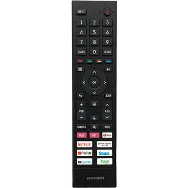 Universalfjärrkontroll för Hisense TV - Motsvarar ERF3G80H