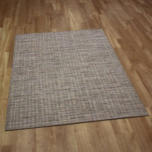 Mastercraft 86068-2002 Goa Wool Flatweave Rug - Grey/Silver - 140cm x 200cm In Natural
