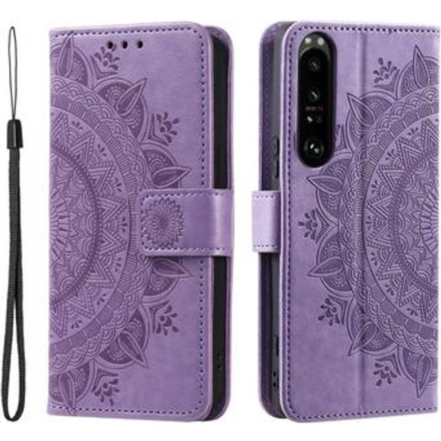 Sony Xperia 1 VI Mandala Series Plånboksfodral - Lila